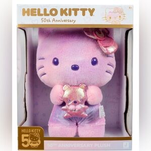 Hello Kitty Special 50th Anniversary Plush & Teddy Bear New!